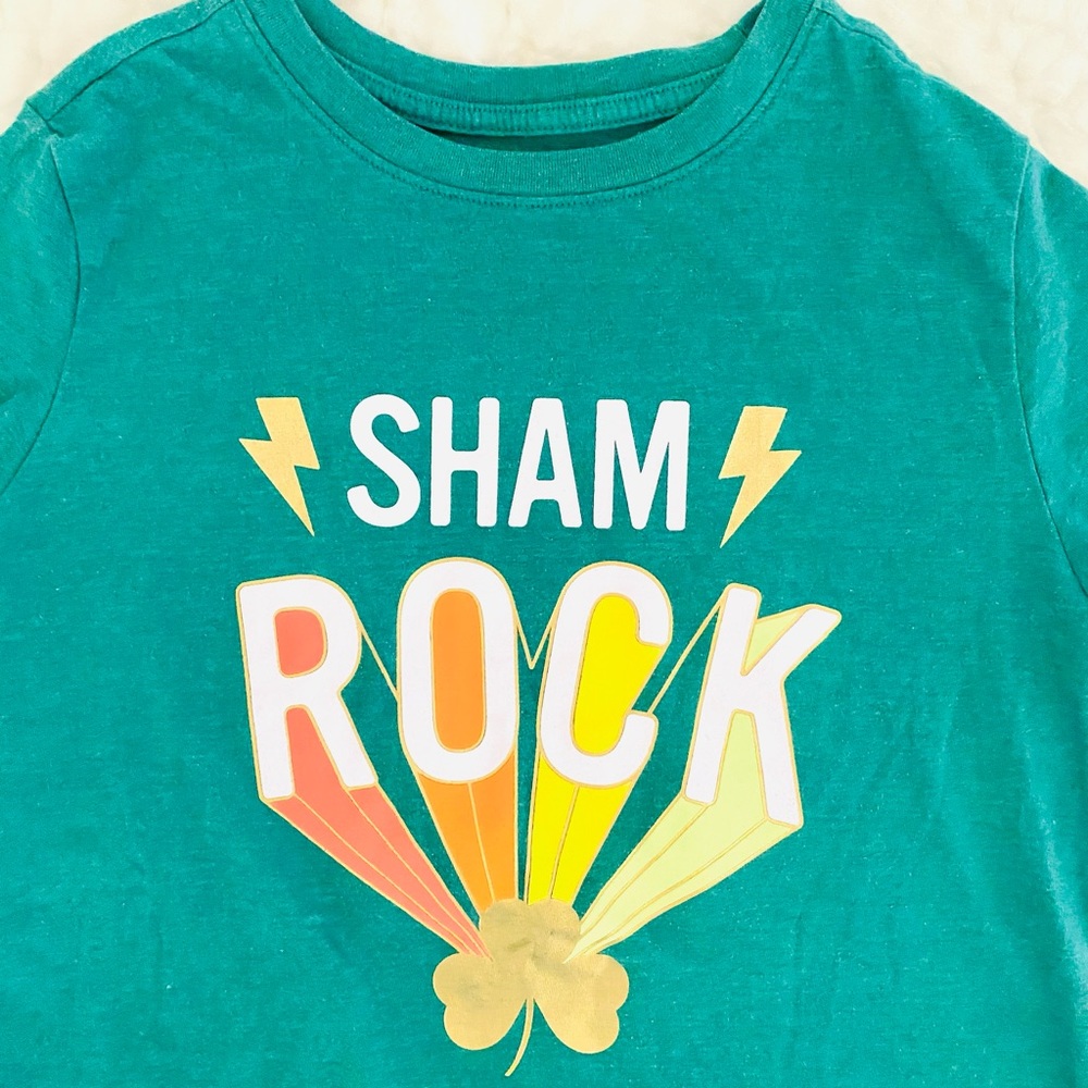 😊Boys “Sham Rock” Graphic T-Shirt SZ M - Picture 3 of 7